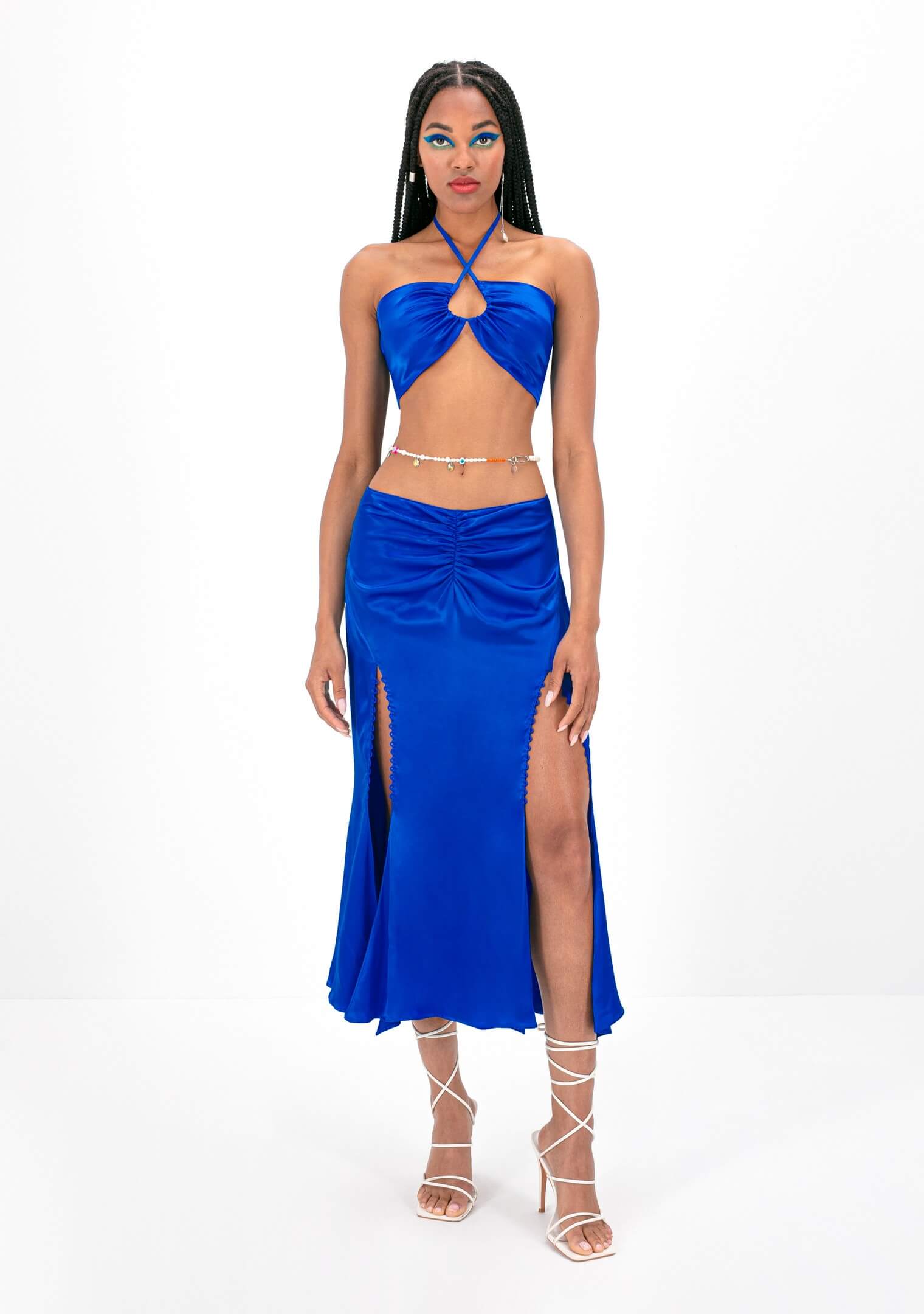Model in Andromeda Skirt