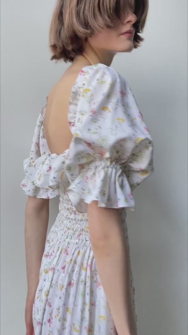 Model in Wild Bloom dress video